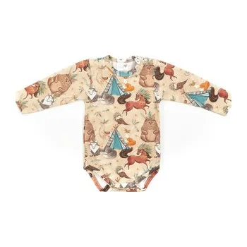 BABY 01392 Body niemowlęce dł rękaw Boho Boy 80/86