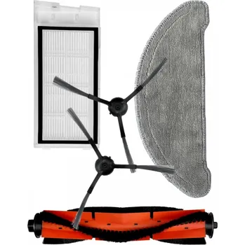 Sada příslušenství pro robotický vysavač Kartáče a HEPA filtr pro vysavač XIAOMI Roidmi EVE Plus (SDJ01RM) sada s mopem 5ks