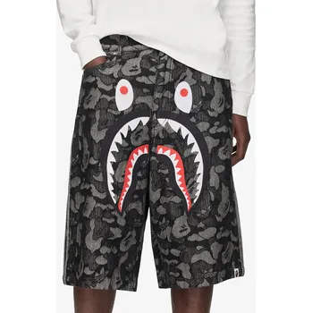 Pánské kraťasy Šortky adidas x BAPE Shark Denim Jor Black XL