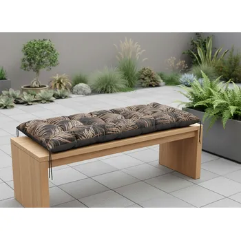 Podsedák Prošívané sezení na lavici WILSON vzor 138 různé rozměry, polstr na zahradní lavici - sedák Mybesthome Rozměr: 120x40 cm