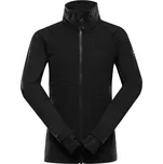 Dětská rychleschnoucí mikina s prostretch ALPINE PRO QUERTO 2 černá 116-122