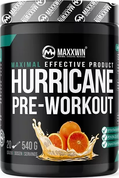HURRICANE PRE-WORKOUT pomeranč 540 g