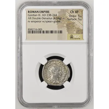 Gordianus III. – antoninianus, Řím 241–243 n. l., Ch XF