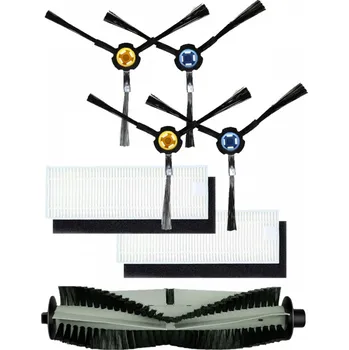 Sada příslušenství pro robotický vysavač HEPA filtry a kartáče k vysavači ZACO A9s sada 7ks