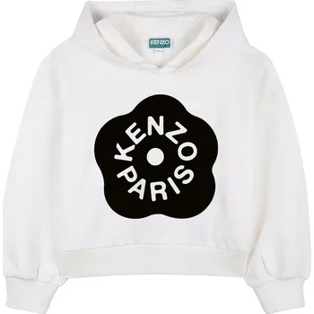 Chlapecká mikina Dětská bavlněná mikina Kenzo Kids K61805.114.150 bílá 00X, vel. 150