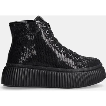 Dámské tenisky Kožené tenisky Karl Lagerfeld KREEPER KL42348.G0X černá 99X, EUR 36