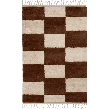 Bytový textil Koberec Mara, Dark Brick/Off-White, 120 x 180 cm – Ferm Living