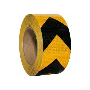 Reflexní samolepicí páska na auto – žlutá, 5 cm × 5 m