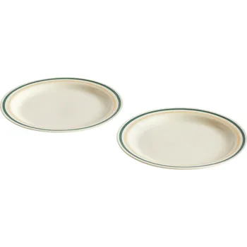 Talíř Sada talířů Sobremesa, Ø24, Green and Sand, 2ks – HAY