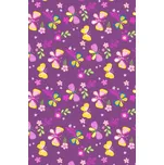 IDEAL Kusový koberec MOTÝLEK 5291 BARVA: Fialová, ROZMĚR: 133x200 cm