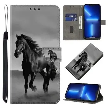 Pouzdro Book Horse Samsung A526 Galaxy A52 5G, blistr, barva černá