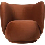 Křeslo Rico, Rich Velvet, Rust – Ferm Living