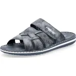 Pánská Pánské nazouváky RIEKER 21073-14 modrá S6 21073-14 BLUE F/S6 44