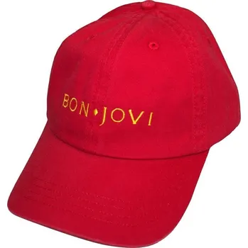 Kšiltovka Bon Jovi Original Logo Red UNI (Jako nové)