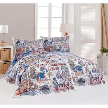 Povlečení Matějovský Josef Lada - Vánoce 140 x 200, 70 x 90 cm zipový uzávěr