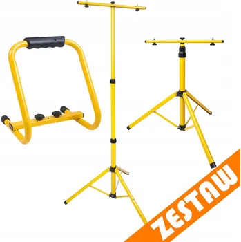 Příslušenství pro LED osvětlení Sada 2 stativových stojanů pro halogenové LED reflektory pro renovaci