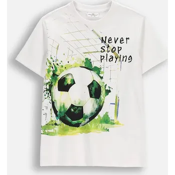 Dětské bavlněné tričko Coccodrillo WC6143208VBA bílá 00X, vel. 134