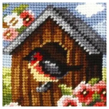 Set školních potřeb Haft. Moje pierwsze wyszywanie - Wiosenną porą