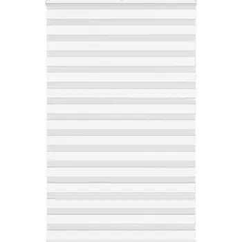 Roleta Zebra roleta bílá 140x230 cm šířka látky 135,9 cm polyester