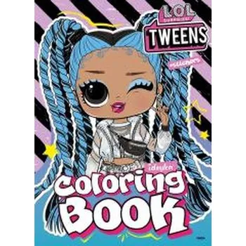 Set školních potřeb Blok do kolorowania z naklejkami LOL Surprise