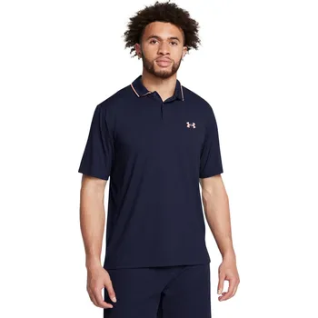 Pánské tričko Pánské polo tričko Under Armour Iso-Chill Polo velikost XL midnight blue