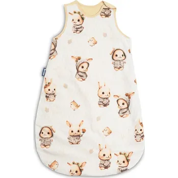 Spacák SENSILLO Spací vak mušelín, bavlna, Bunny, 80x50cm, M - béžový