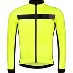 Bunda FORCE FROST softshell fluo-černá M