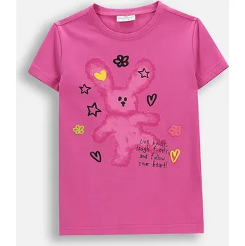 Dětská móda Dětské tričko Coccodrillo WC6143204RGK růžová 30X, vel. 104