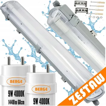 Zářivkové svítidlo LED hermetické svítidlo 60cm 18W 2880lm 4000K - neutrální bílá