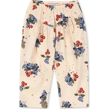 Chlapecké kalhoty Dětské bavlněné kalhoty Konges Sløjd AVI PANTS GOTS KS104204.9BYA béžová 02X, vel. 98