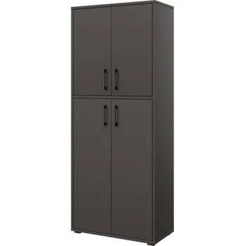 Šatní skříň Nejby Gianni Premium policová skříň antracit