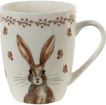 Porcelánový hrnek Rustic Easter Bunny - 12*8*10 cm / 350 ml