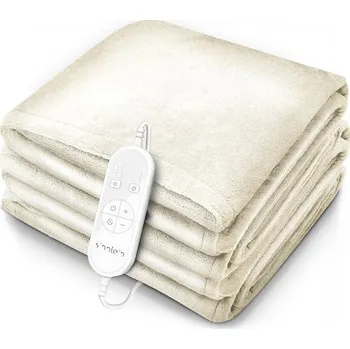Elektrická vyhřívaná deka, 200 x 180 cm, krémová - A SINNLEIN