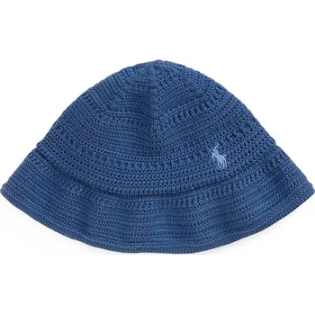 Klobouk Dětský bavlněný klobouk Polo Ralph Lauren 313A11249002 námořnická modř 59X, vel. 61