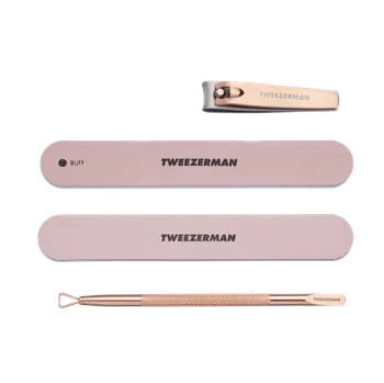 Tweezerman Rose Gold Manicure Set, Rose Gold sada na manikúru + Dárek k nákupu
