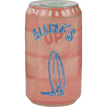 Váza Butlers BEVERAGE Váza plechovka 12 cm - růžová