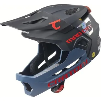 Sport Cratoni dětská přilba MadCat MIPS (Gunmetal/Red Matt)