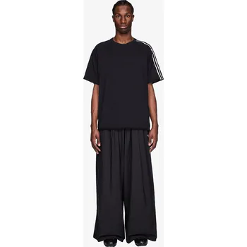 Tepláky Y-3 Raw Edge 3 Stripes Wide Tracksuit Bottoms Black L