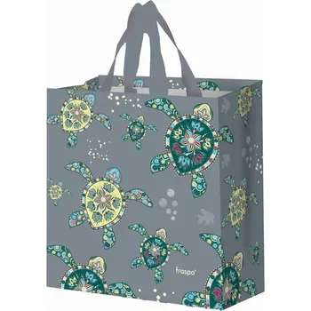 Taška 14 l, lamino, želva, šedá