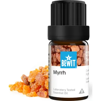 Drogerie BEWIT Myrha esenciální olej sladce zemitá pryskyřičná balzámová jemně kafrová