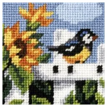 Set školních potřeb Haft. Moje pierwsze wyszywanie - Sikorka