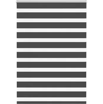 Roleta Zebra roleta černá 110x100 cm šířka látky 105,9 cm polyester