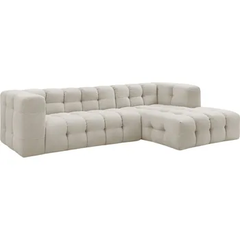 Pohovka Bobochic Paris Béžová rohová pohovka Cloud 288 cm, pravá