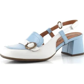 Dámská obuv Fly London lodičky s volnou patou sky blue/offwhite P145456002 - 37 | P703153