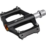 Pedály FORCE GRIT hliníkové s průmyslovými ložisky černé