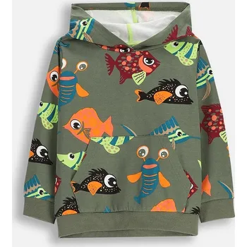 Dětská móda Dětská mikina Coccodrillo WC6132301FBK zelená 91X, vel. 116