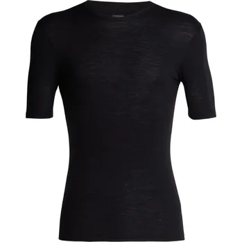 Pánská móda funkční triko pánské ICEBREAKER M 175 Everyday SS Crewe BLACK - M