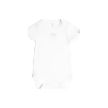 Kojenecký body Body bambusowe z krótkim rękawem Białe 12-18m BAMBOOM