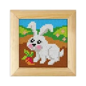 Set školních potřeb Haft z ramką. Moje pierwsze wyszywanie - Zajączek