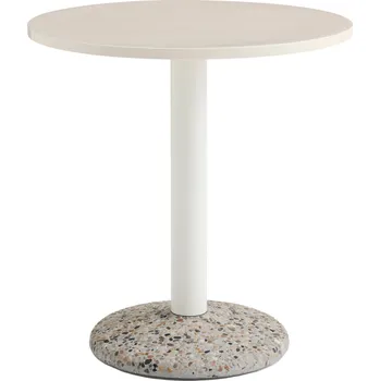 Zahradní stůl Zahradní stůl Ceramic Ø70, Warm White – HAY